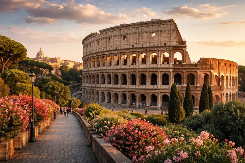 السياحة في إيطاليا للعائلات الخليجية 2026 — الكولوسيوم في روما