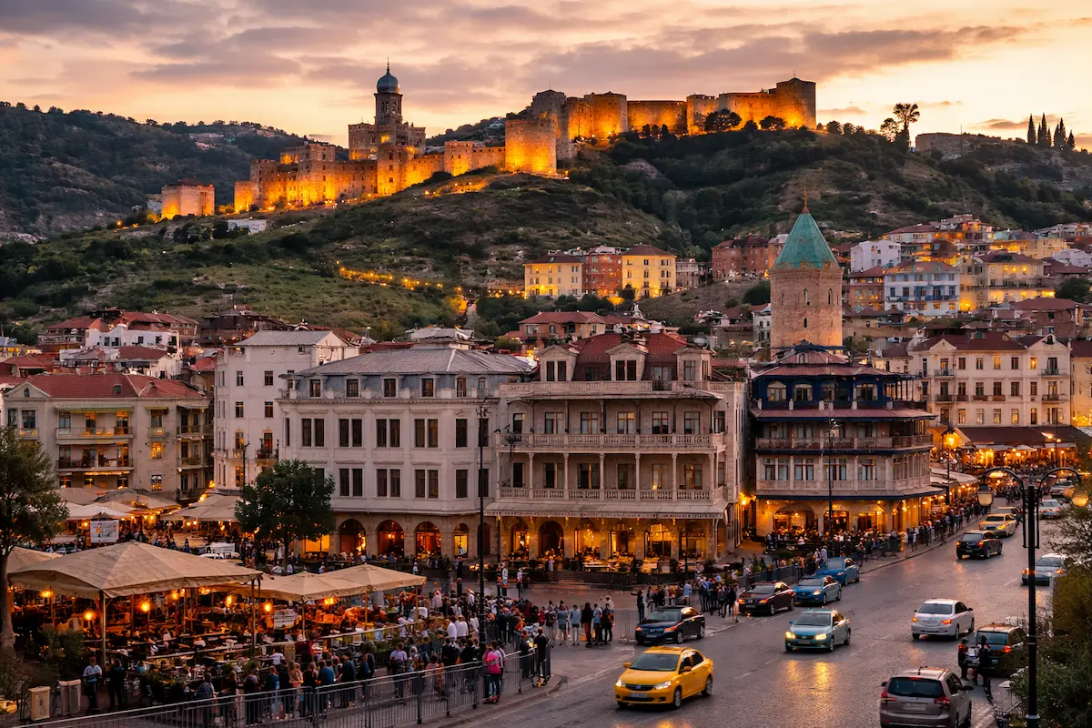 السياحة في جورجيا للعائلات الخليجية 2026 — تبليسي وكازبيجي وباتومي بدون تأشيرة — دليل SafraVIP الشامل