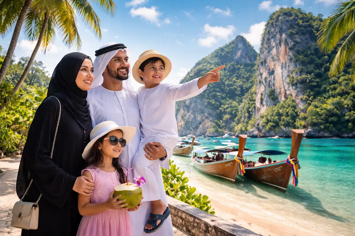 السياحة في تايلاند للعائلات الخليجية 2026 — دليل SafraVIP الشامل