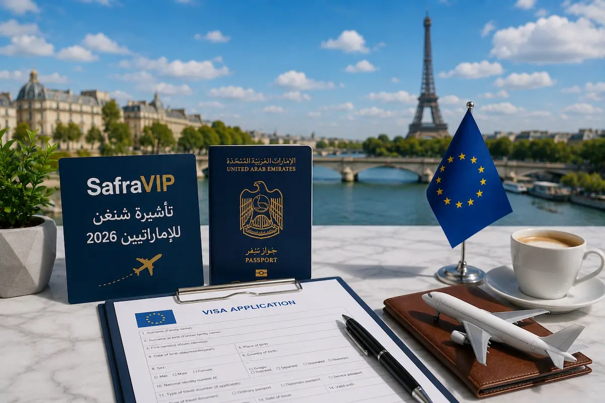 تأشيرة شنغن للإماراتيين 2026 — دليل SafraVIP الشامل