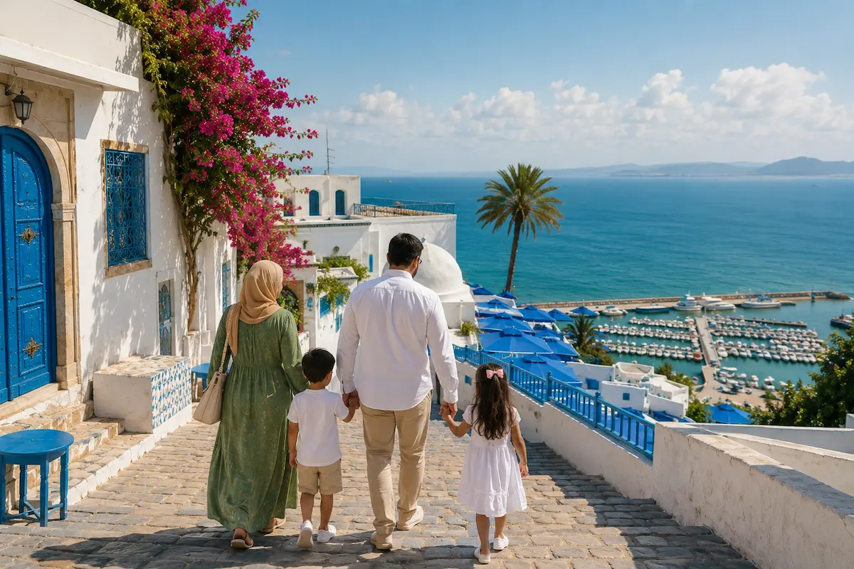 السياحة في تونس للعائلات الخليجية 2026 — دليل SafraVIP الشامل