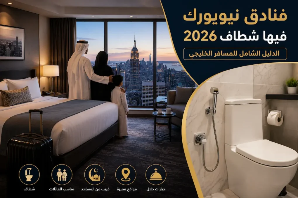 فنادق نيويورك فيها شطاف 2026 — الدليل الشامل للمسافر الخليجي