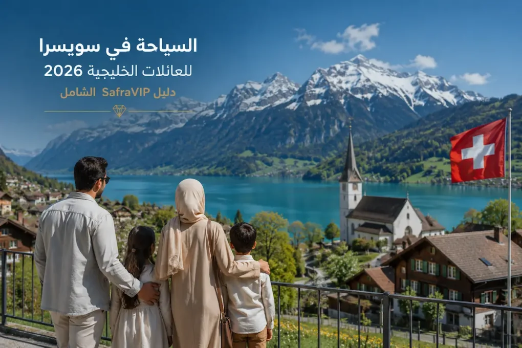 السياحة في سويسرا للعائلات الخليجية 2026 — دليل SafraVIP الشامل