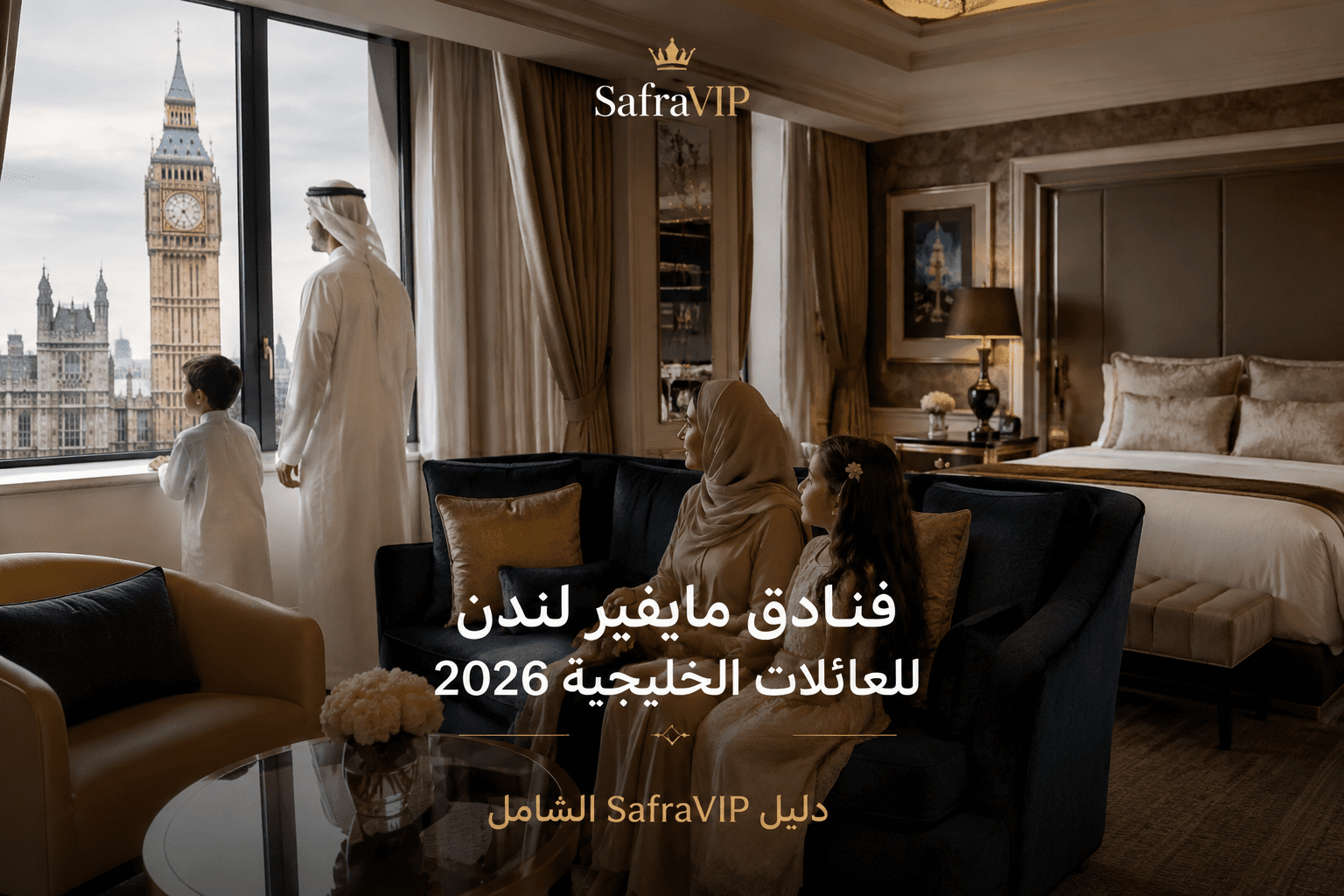 فنادق مايفير لندن للعائلات الخليجية 2026 — دليل SafraVIP الشامل