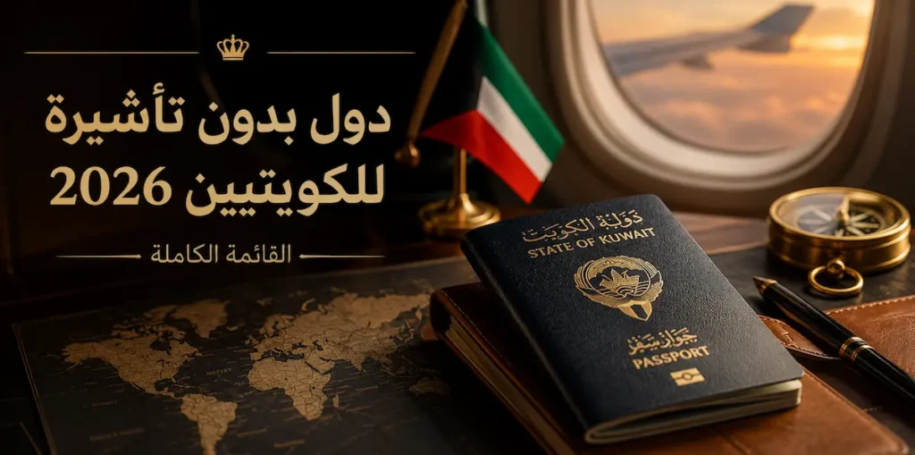 دول بدون تأشيرة للكويتيين 2026 — القائمة الكاملة