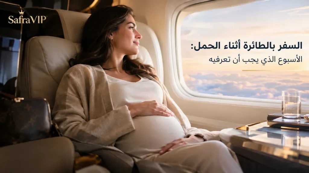 SafraVIP — السفر بالطائرة أثناء الحمل الأسبوع الذي يجب أن تعرفيه