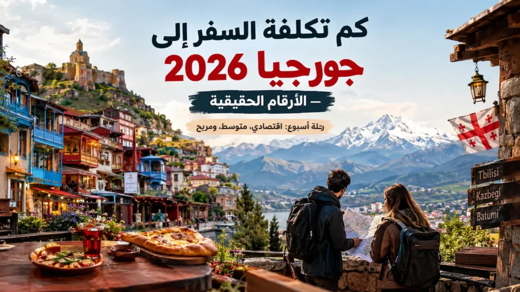 كم تكلفة السفر إلى جورجيا 2026 — الأرقام الحقيقية
